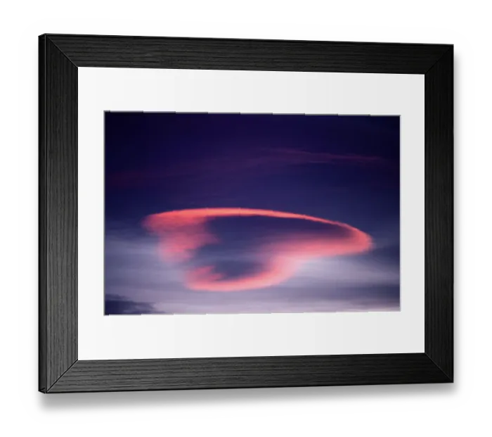 Framed Print : Lenticular cloud, Patagonia Framed Print : Lenticular cloud, Patagonia