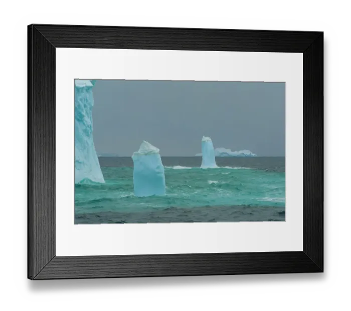 Framed Print : Icebergs, Antarctica Framed Print : Icebergs, Antarctica