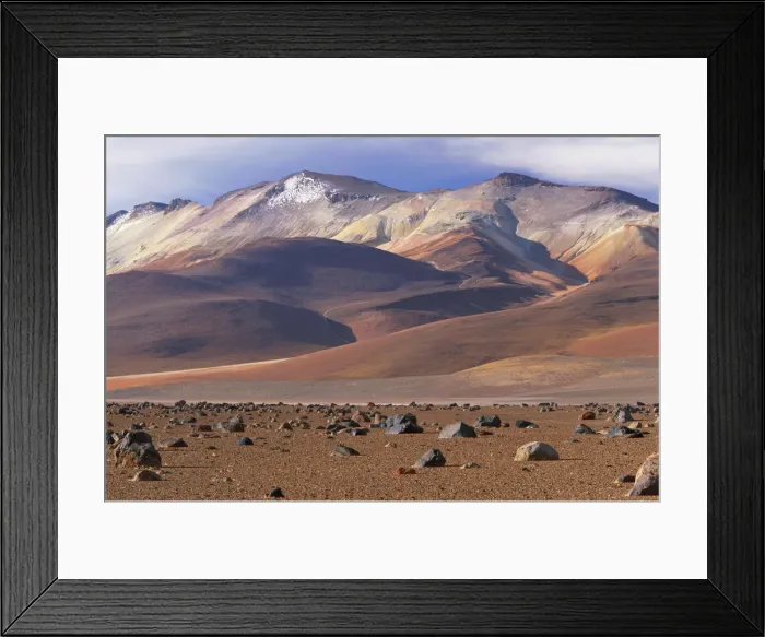 Framed Print : Bolivia, Eduardo Avaroa Reserve, Laguna Verde region Framed Print : Bolivia, Eduardo Avaroa Reserve, Laguna Verde region