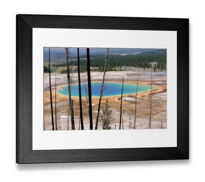 Framed Print : Grand Prismatic Geyser, Yellowstone Framed Print : Grand Prismatic Geyser, Yellowstone