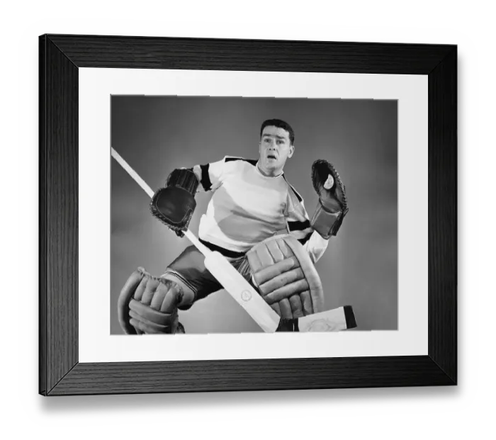 Framed Print : Hockey goalie Framed Print : Hockey goalie