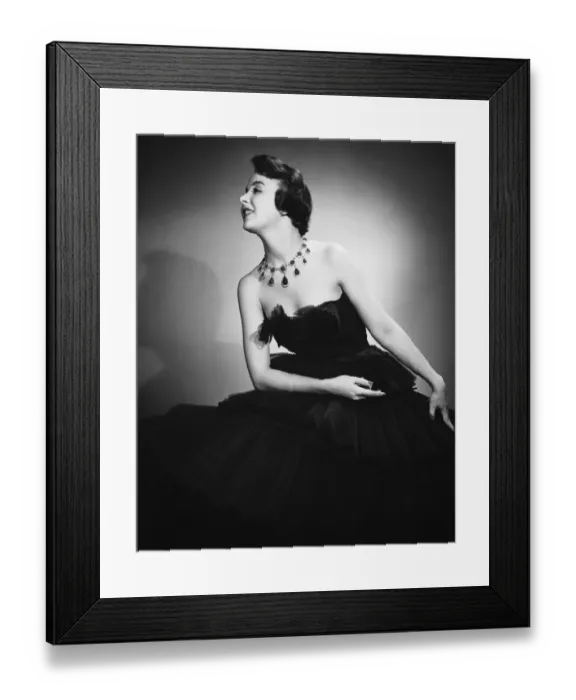 Framed Print : Woman in formal dress Framed Print : Woman in formal dress