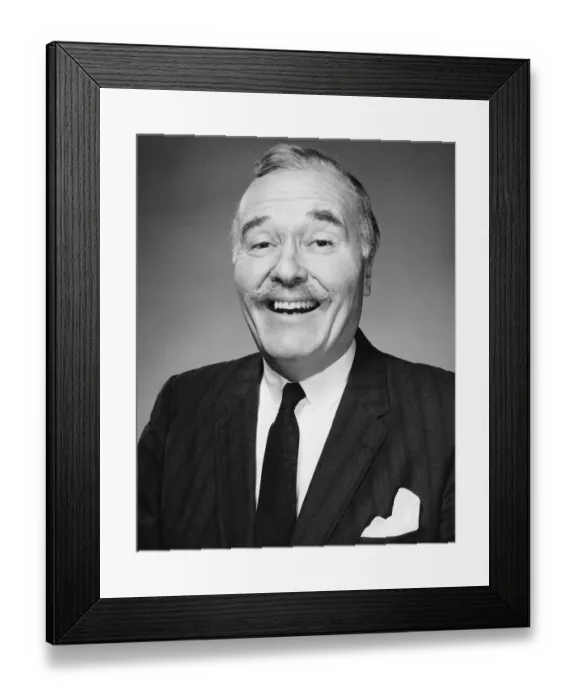 Framed Print : Man with serious expression Framed Print : Man with serious expression