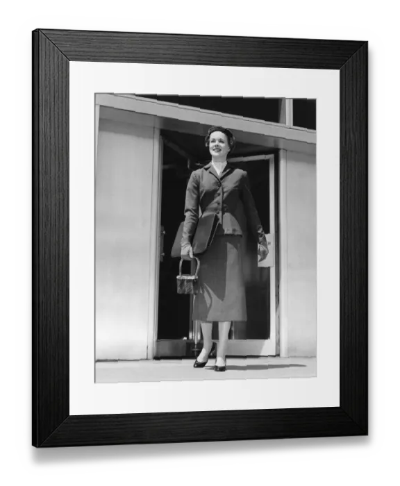 Framed Print : Woman walking Framed Print : Woman walking