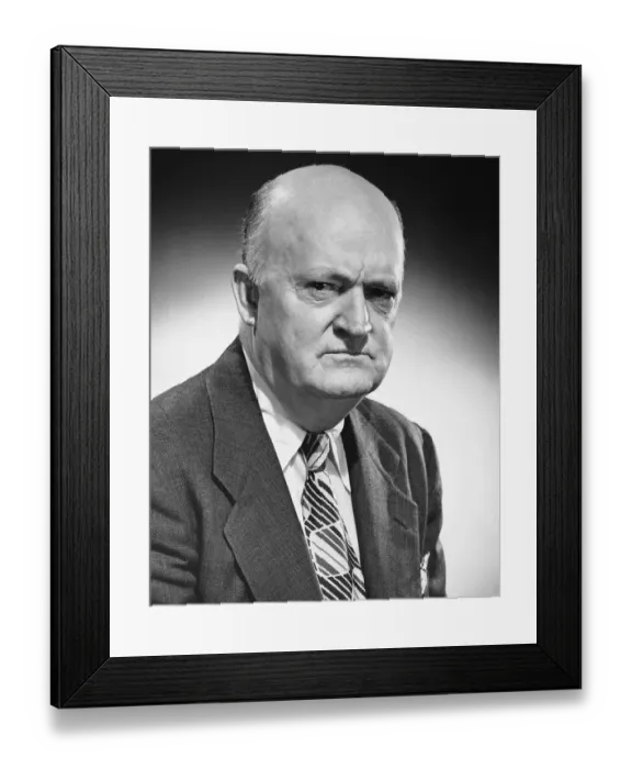 Framed Print : Man frowning Framed Print : Man frowning