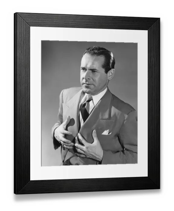 Framed Print : Man gesturing Framed Print : Man gesturing