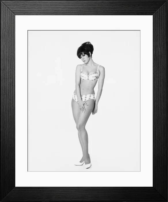 Framed Print : Woman posing in bikini Framed Print : Woman posing in bikini