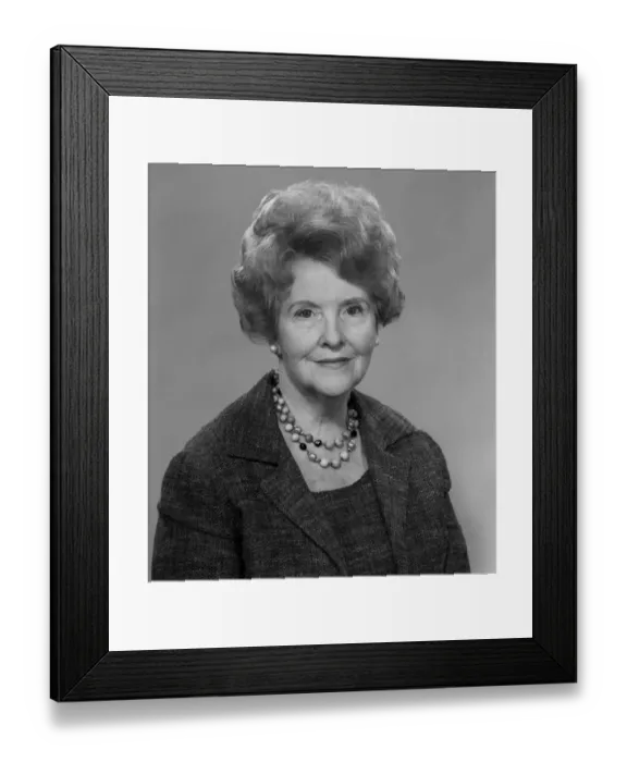 Framed Print : Studio portrait of senior woman Framed Print : Studio portrait of senior woman