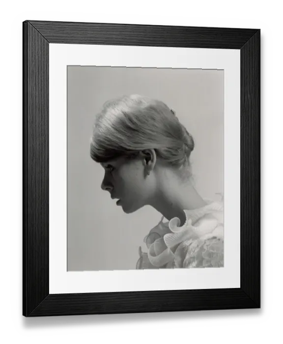 Framed Print : Young woman, profile Framed Print : Young woman, profile
