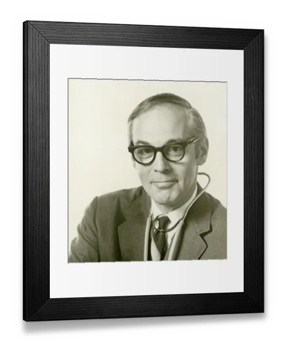 Framed Print : Man wearing stethoscope over suit, portrait Framed Print : Man wearing stethoscope over suit, portrait