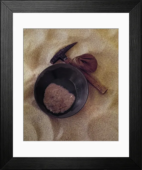 Framed Print : Digging Tools On The Sand Framed Print : Digging Tools On The Sand