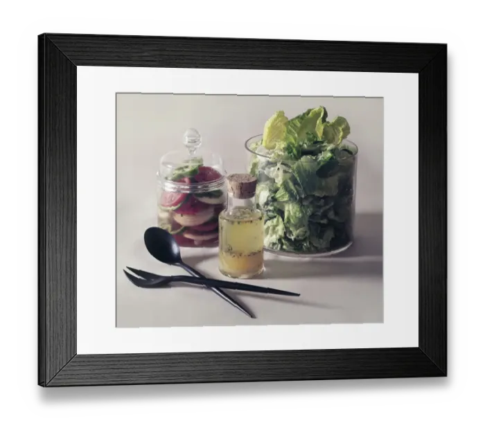 Framed Print : Still Life With Salad Framed Print : Still Life With Salad