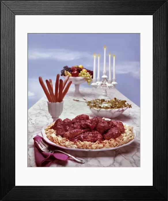 Framed Print : Chicken & Noodle Dish Framed Print : Chicken & Noodle Dish