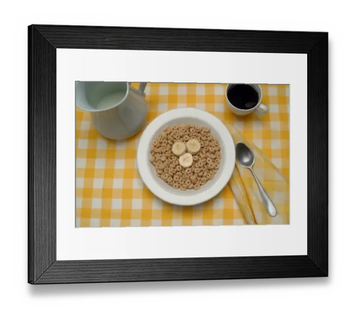 Framed Print : Cereal & Coffee Framed Print : Cereal & Coffee