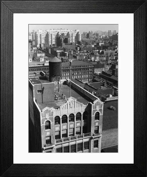 Framed Print : Elevated view of urban area Framed Print : Elevated view of urban area