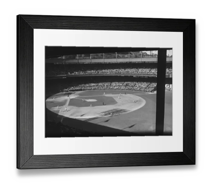 Framed Print : Baseball match on stadium Framed Print : Baseball match on stadium