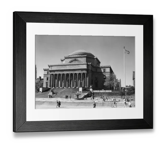 Framed Print : USA, New York City, Columbia University, Low Memorial Library