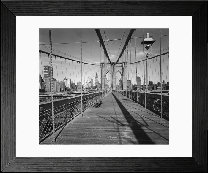 Framed Print : View of city from bridge Framed Print : View of city from bridge