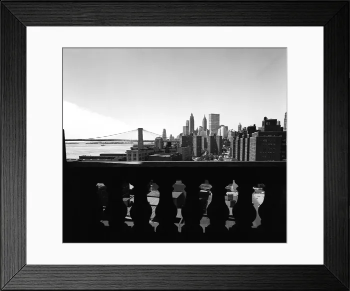 Framed Print : Cityscape from bridge Framed Print : Cityscape from bridge