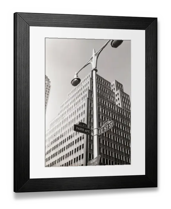 Framed Print : USA, New York City, Park Avenue and East 57 Street signs Framed Print : USA, New York City, Park Avenue and East 57 Street signs