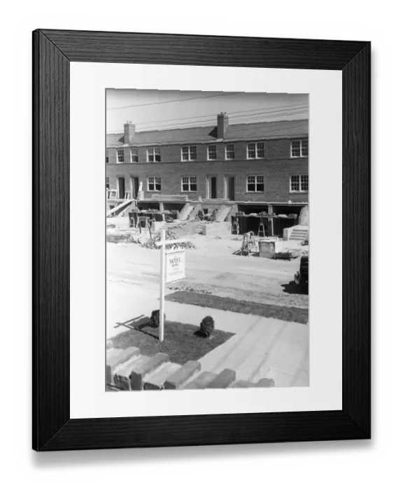 Framed Print : Housing development Framed Print : Housing development