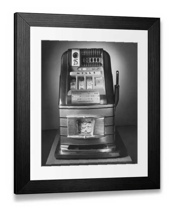 Framed Print : Slot machine Framed Print : Slot machine