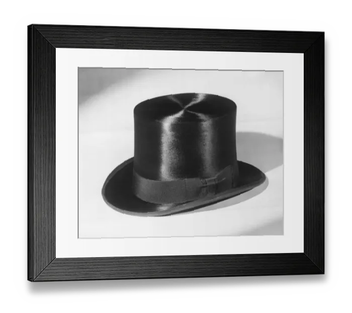 Framed Print : Top hat Framed Print : Top hat