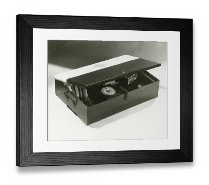 Framed Print : First aid kit