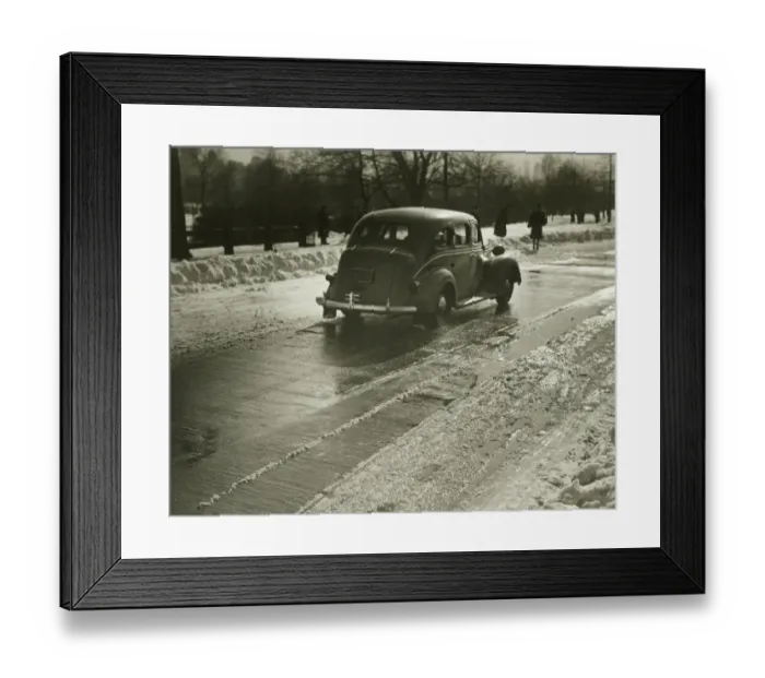 Framed Print : Car on road Framed Print : Car on road