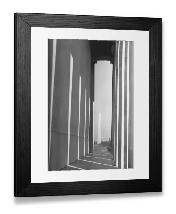 Framed Print : Empty passageway, (B&W) Framed Print : Empty passageway, (B&W)
