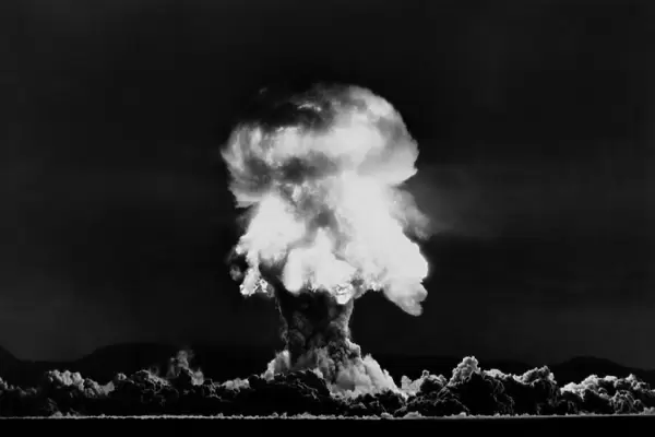 Nuclear Bomb Explosion, Nevada Test, 23rd July 1957