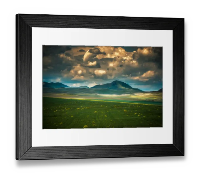 Framed Print : A Summer Landscape in far east Framed Print : A Summer Landscape in far east