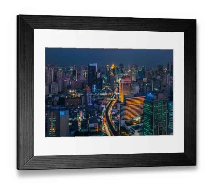 Framed Print : Modern building in Bangkok city Framed Print : Modern building in Bangkok city