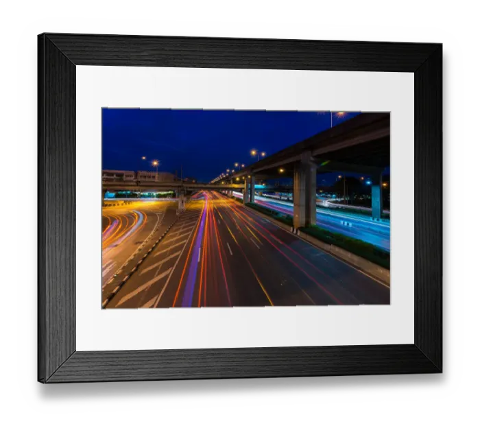Framed Print : Expressway in Bangkok