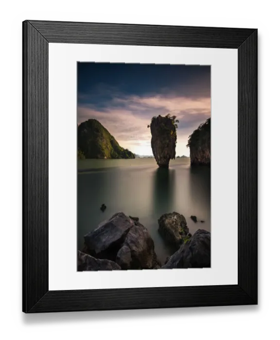 Framed Print : james bond island