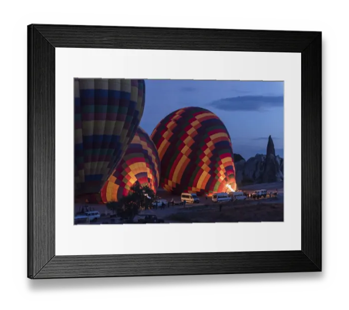 Framed Print : Hot air balloons in cappadocia Framed Print : Hot air balloons in cappadocia