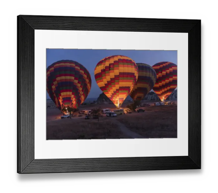 Framed Print : Hot air balloons in cappadocia Framed Print : Hot air balloons in cappadocia