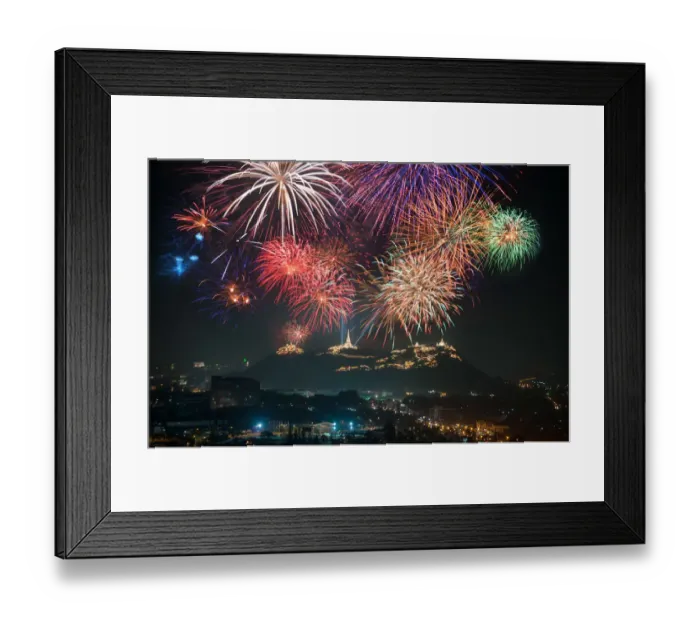 Framed Print : Firework khao wang festival Framed Print : Firework khao wang festival