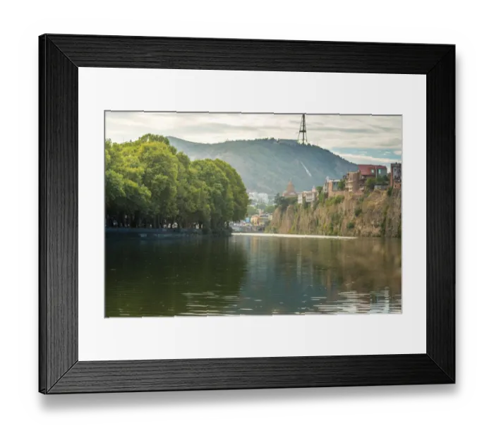 Framed Print : Metekhi temple above Mtkvari (Kura) river, Tbilisi, Georgia Framed Print : Metekhi temple above Mtkvari (Kura) river, Tbilisi, Georgia