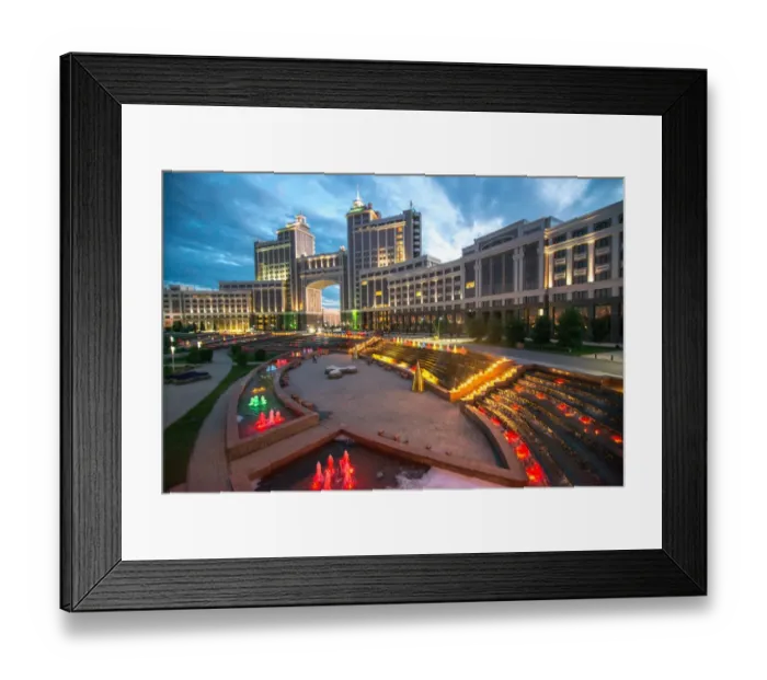 Framed Print : KazMunayGas building, Astana Framed Print : KazMunayGas building, Astana
