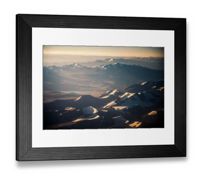 Framed Print : Himalayas from plane