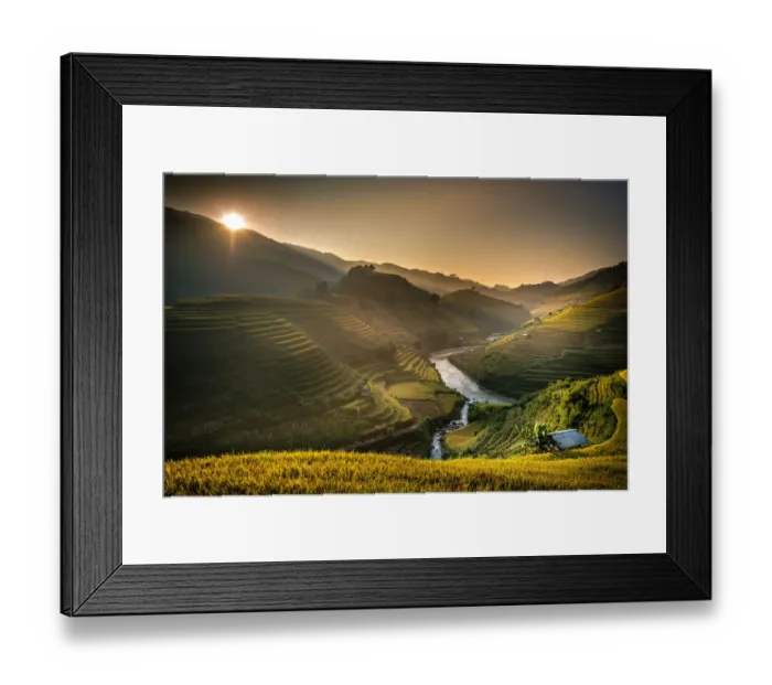 Framed Print : Rice terrace, Mu Cang Chai Framed Print : Rice terrace, Mu Cang Chai