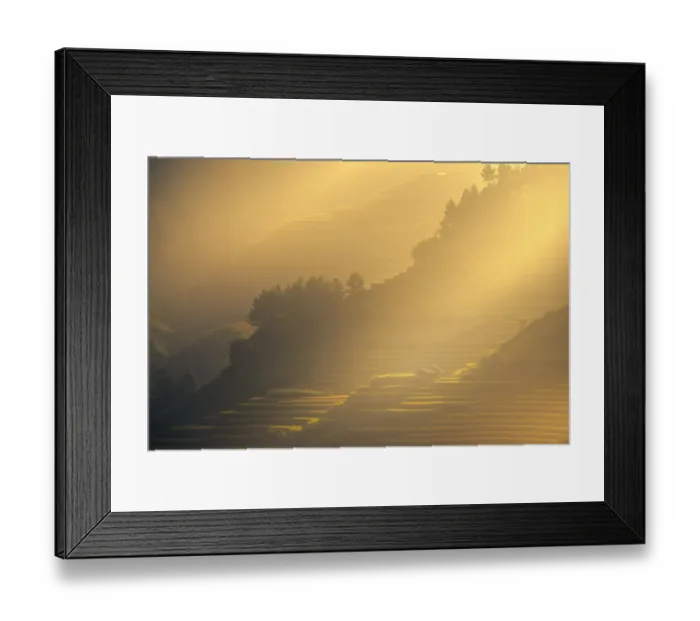 Framed Print : Rice terraces in Mu Cang Chai, North Vietnam Framed Print : Rice terraces in Mu Cang Chai, North Vietnam