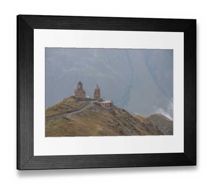 Framed Print : Tsminda Sameba near the Kazbegi-Gergeti village. Georgia Framed Print : Tsminda Sameba near the Kazbegi-Gergeti village. Georgia