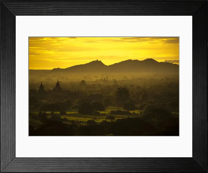Framed Print : Morning bagan Framed Print : Morning bagan