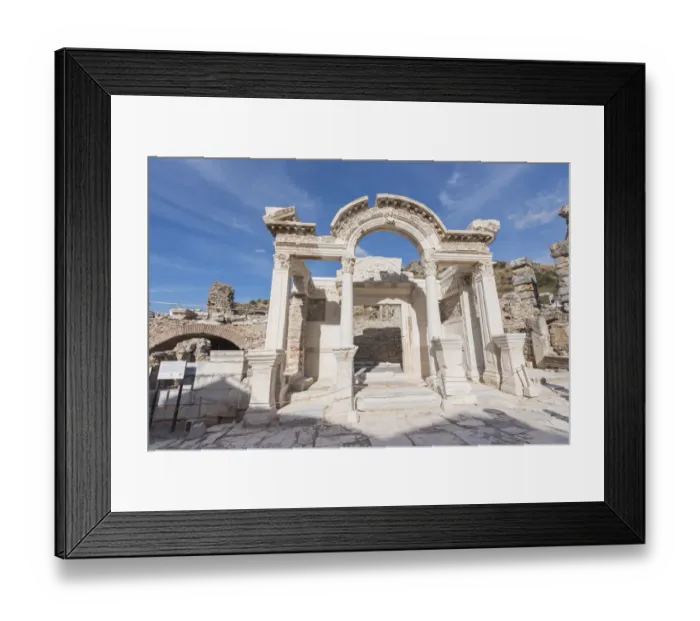 Framed Print : Temple of Hadrian in Ephesus, Turkey Framed Print : Temple of Hadrian in Ephesus, Turkey