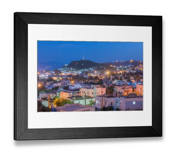 Framed Print : Antalya, Turkey at night Framed Print : Antalya, Turkey at night