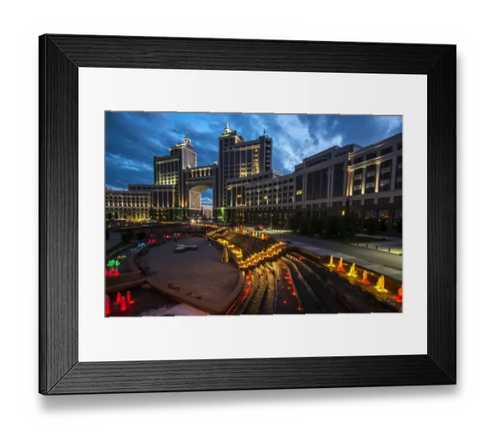 Framed Print : Astana at Night Framed Print : Astana at Night