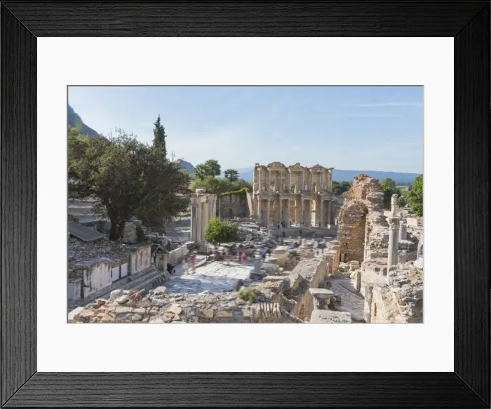 Framed Print : Celsus Library in Ephesus, Turkey Framed Print : Celsus Library in Ephesus, Turkey