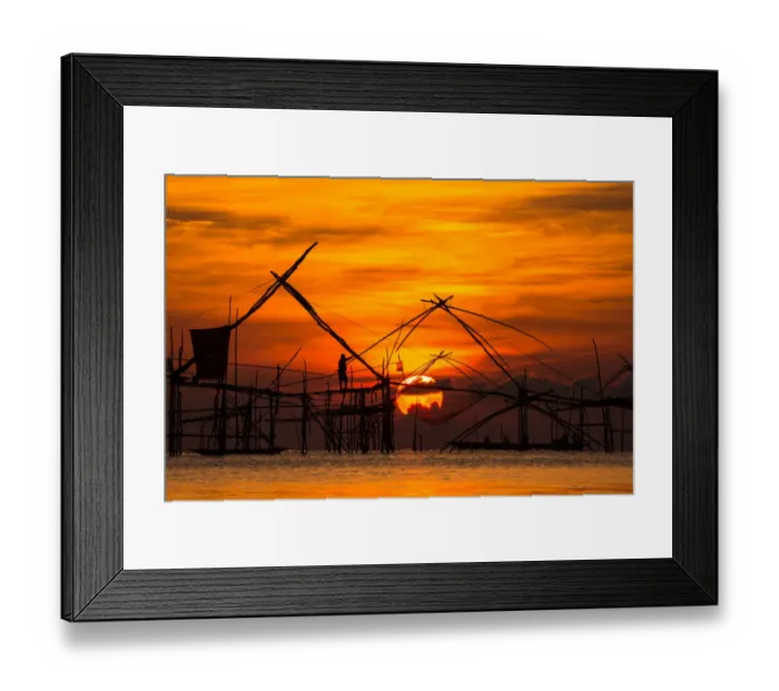 Framed Print : Fisher village Framed Print : Fisher village